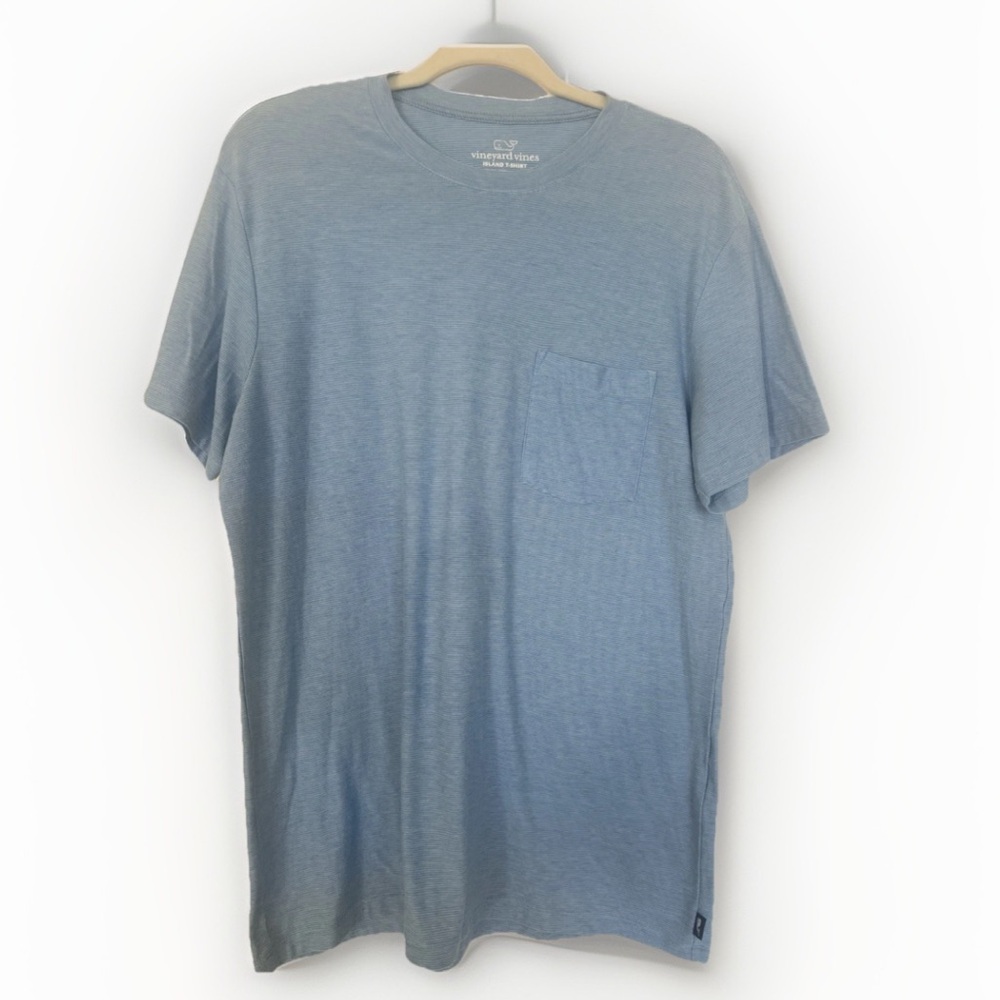 Vineyard Vines Men’s Blue Short Sleeve Tee Pocket t-shirt size Medium